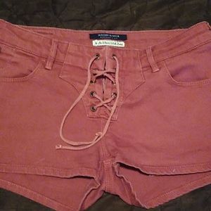 Maison scotch rust shorts